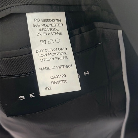 Sean John Black Classic Sport Coat Blazer - Picture 6 of 6